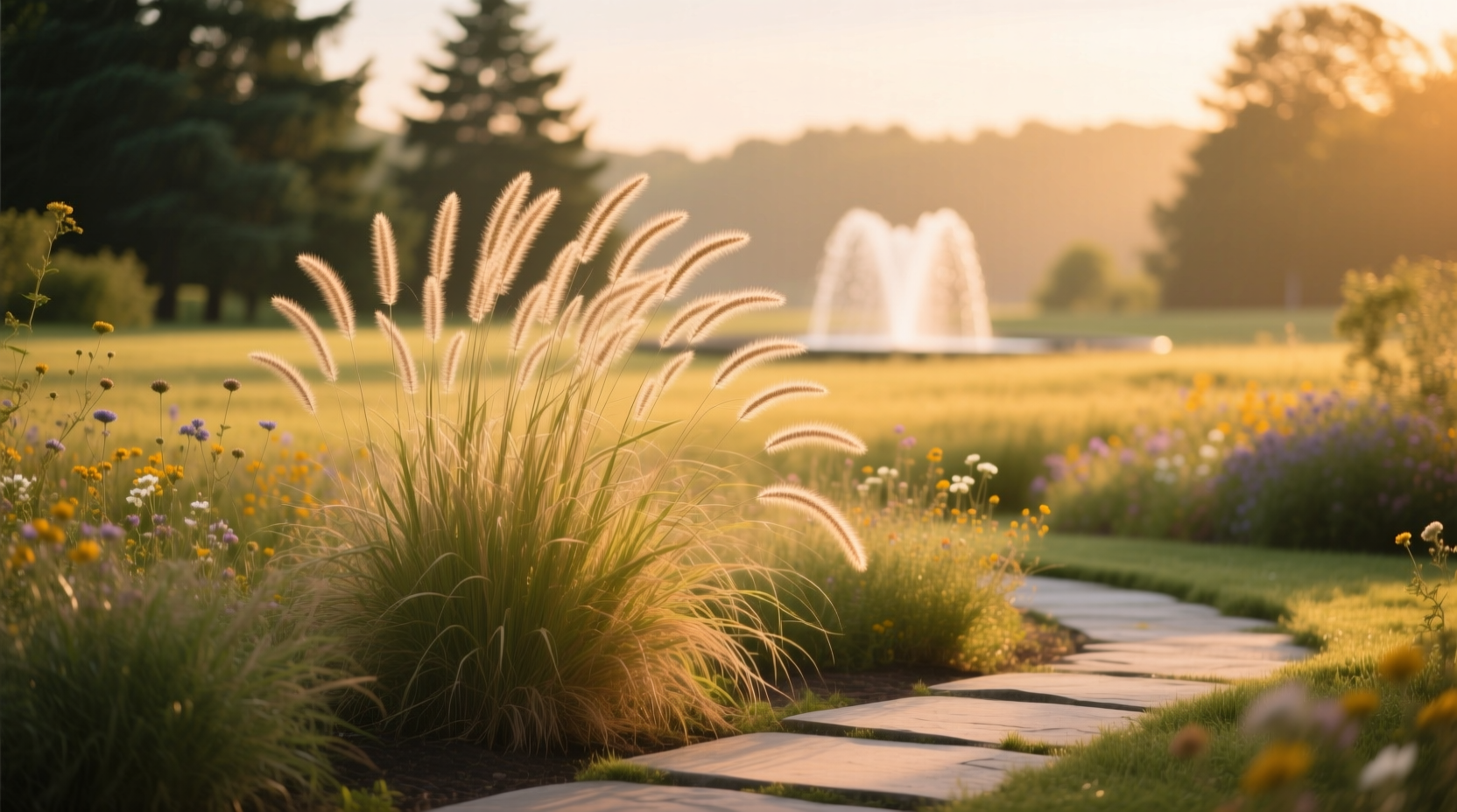 fountain grass landscaping