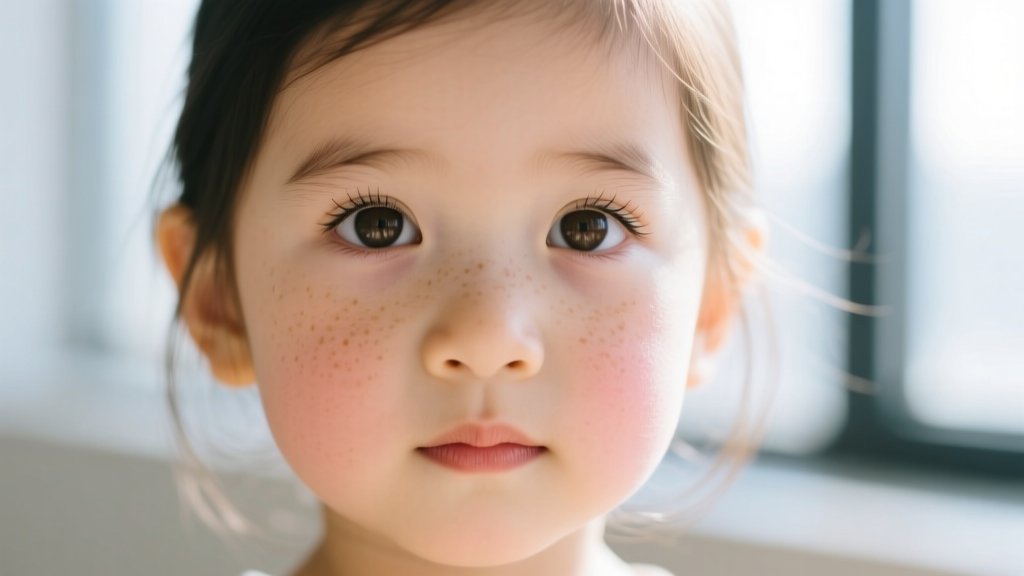 Close-up of a child