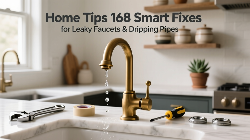 Home Tips 168: Smart Fixes for Leaky Faucets & Dripping Pipes