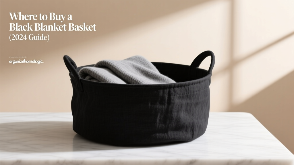 Where to Buy a Black Blanket Basket (2024 Guide)