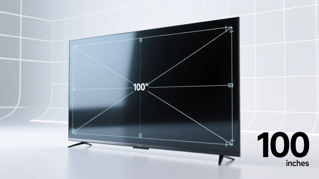 100 Inch Screen Dimensions: Viewing Distance & Wall Space Guide