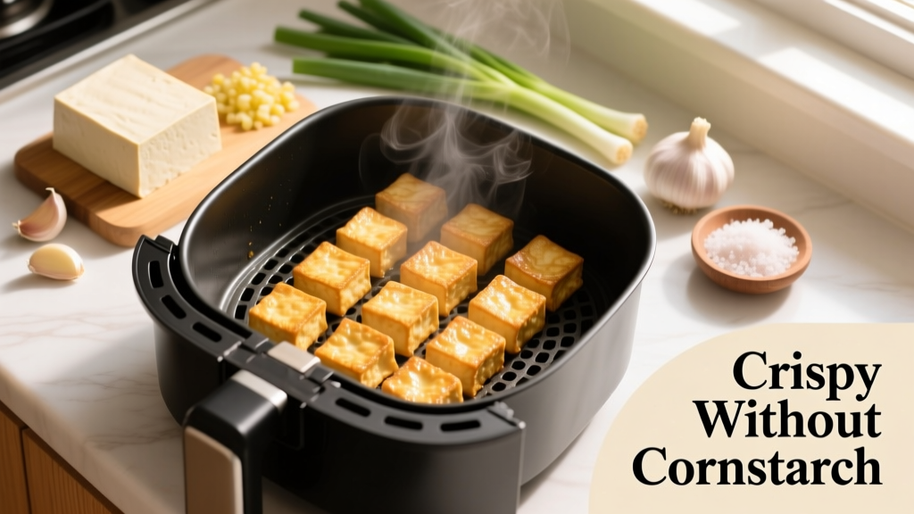Crispy Air Fryer Tofu Without Cornstarch