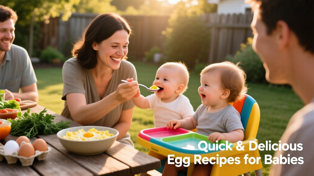 Quick and Delicious Egg Recipes for Babies: Nutritionist-Approved, Pediatrician-Tested Meals for Ages 6–24 Months