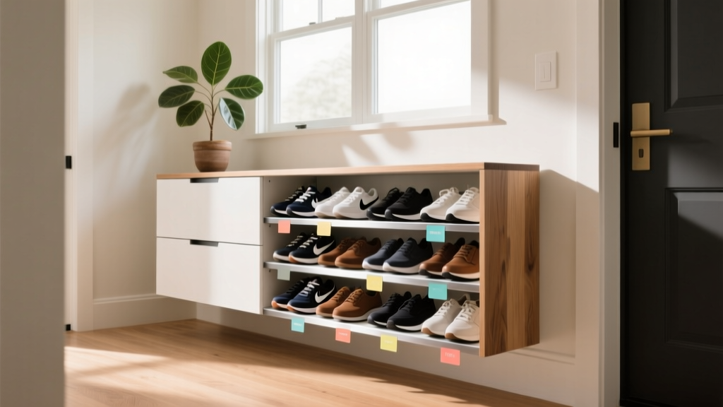 DIY Entryway Shoe Storage: Build Smart, Not Hard