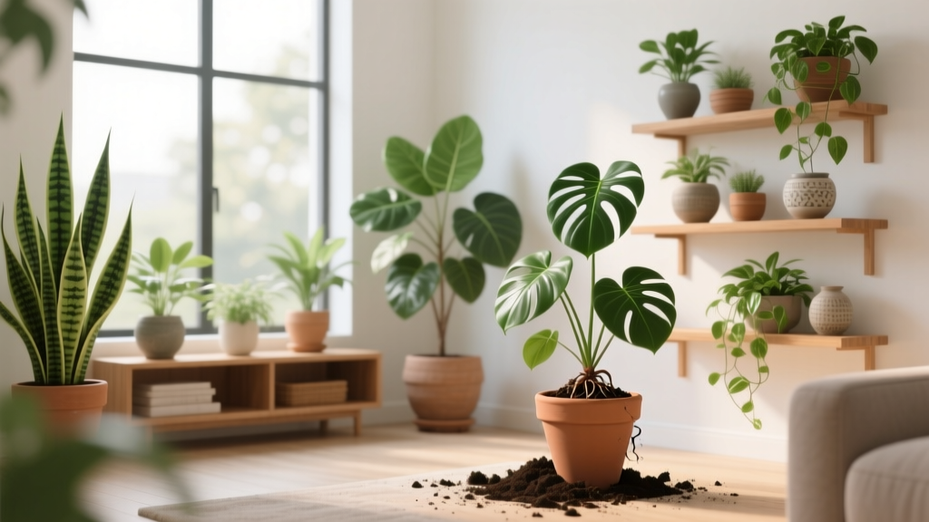 Indoor Plant Repotting Guide: Reduce Transplant Shock