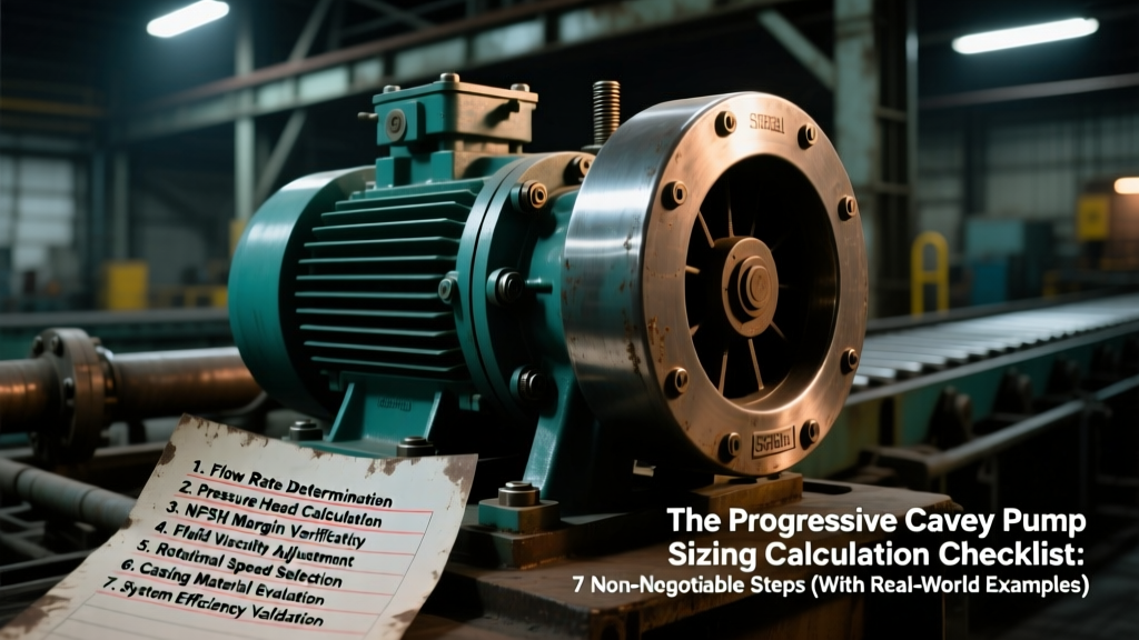 Progressive Cavity Pump Sizing: 7-Step Checklist