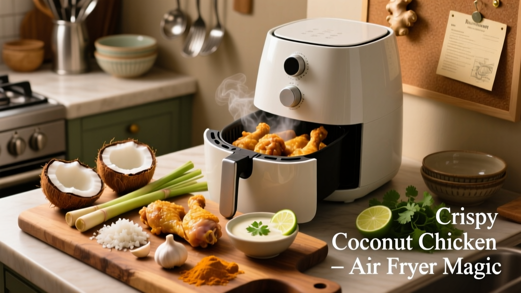 Crispy Coconut Chicken Air Fryer Recipe