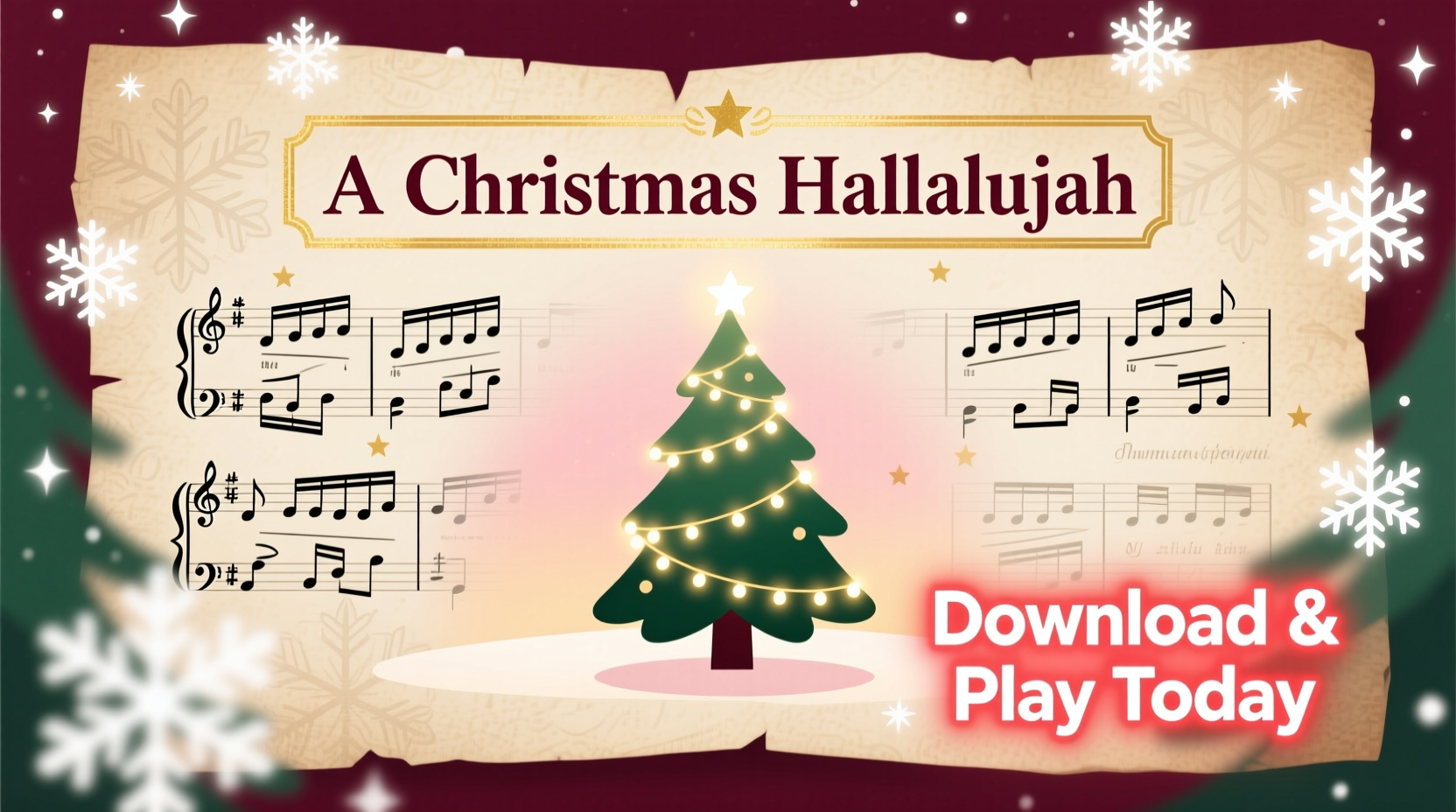 a christmas hallelujah sheet music