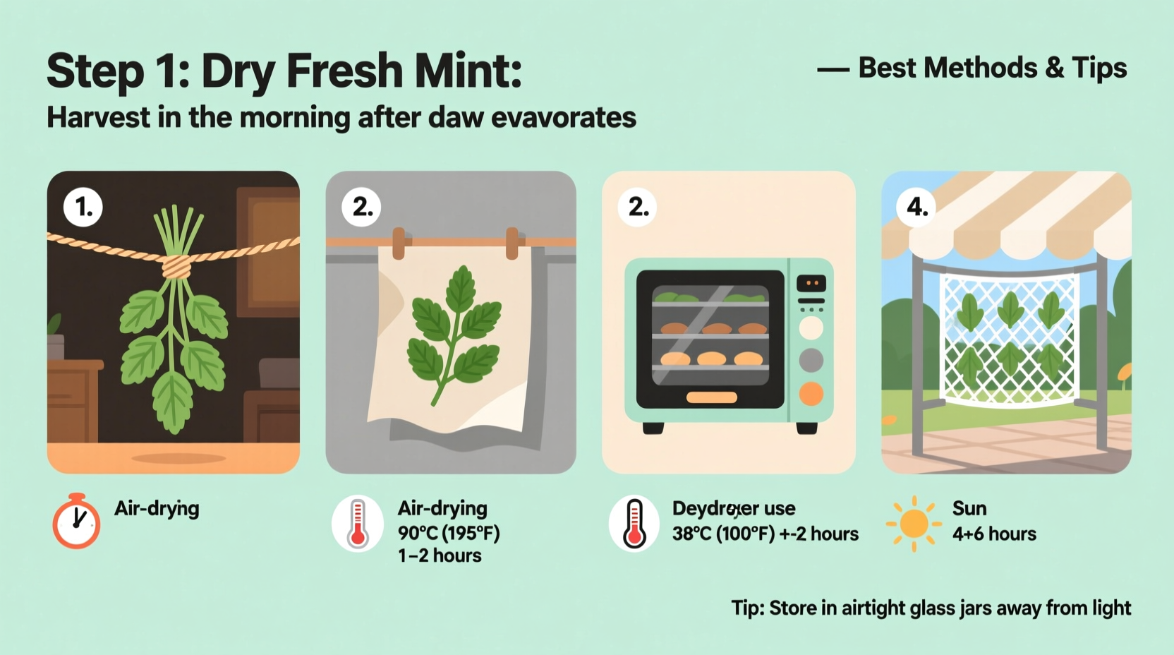 Dry Fresh Mint: 3 Easy Methods | TheHomeSprouts