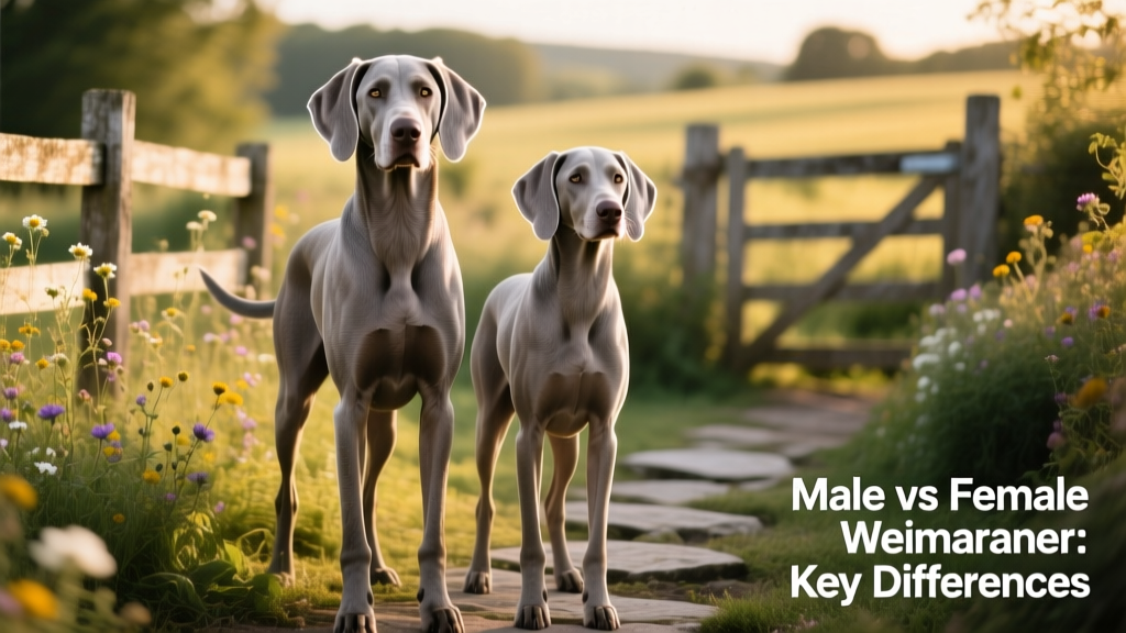 Male Vs Female Weimaraner