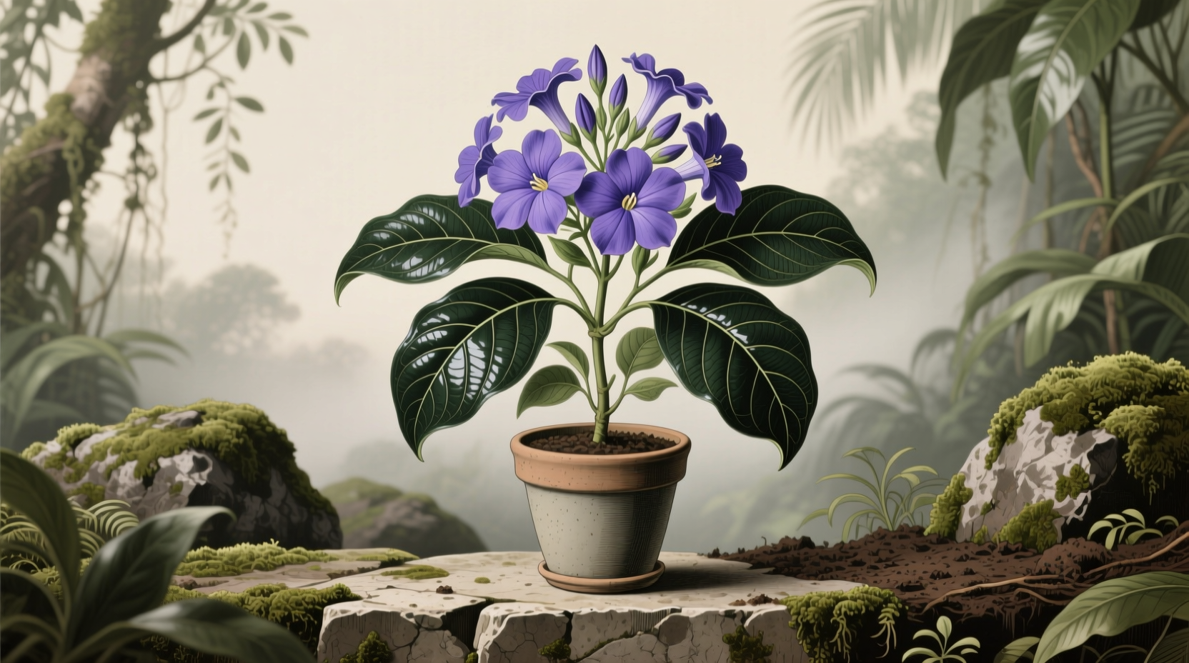 brunfelsia pauciflora plant