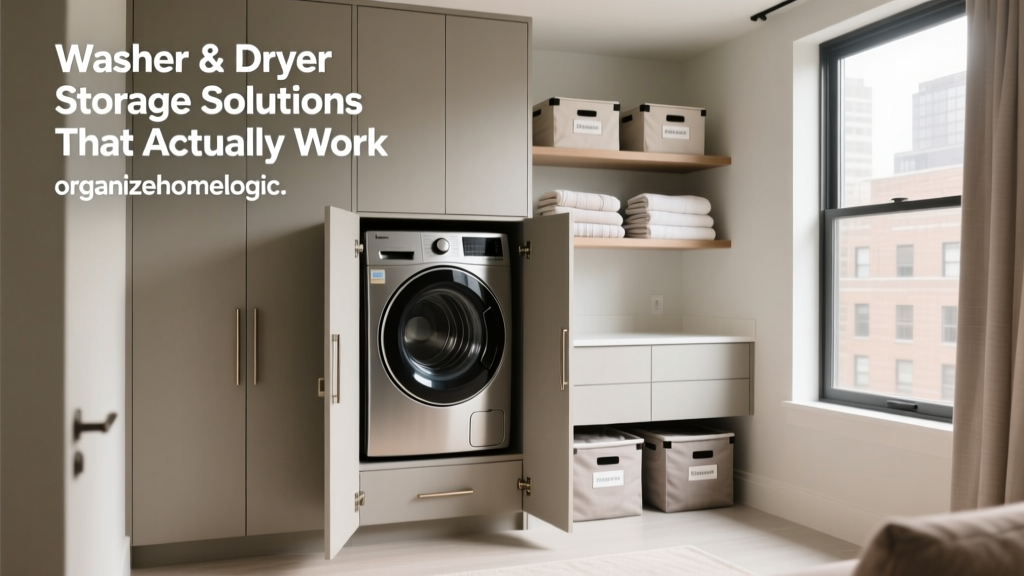 Washer & Dryer Storage Solutions That Actually Work