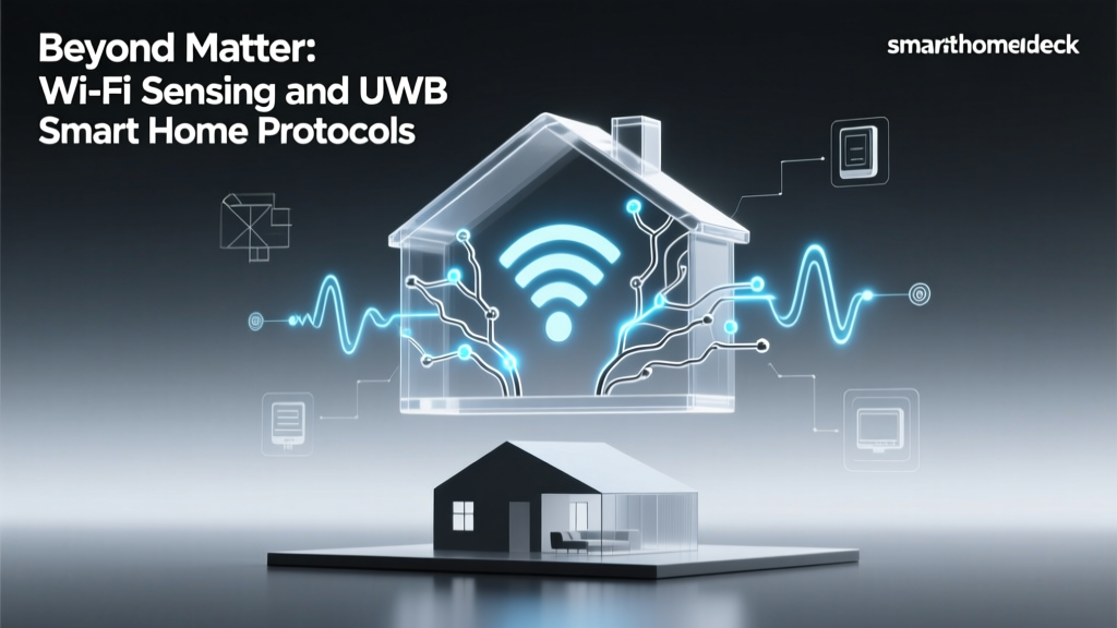 Beyond Matter: Wi-Fi Sensing and UWB Smart Home Protocols