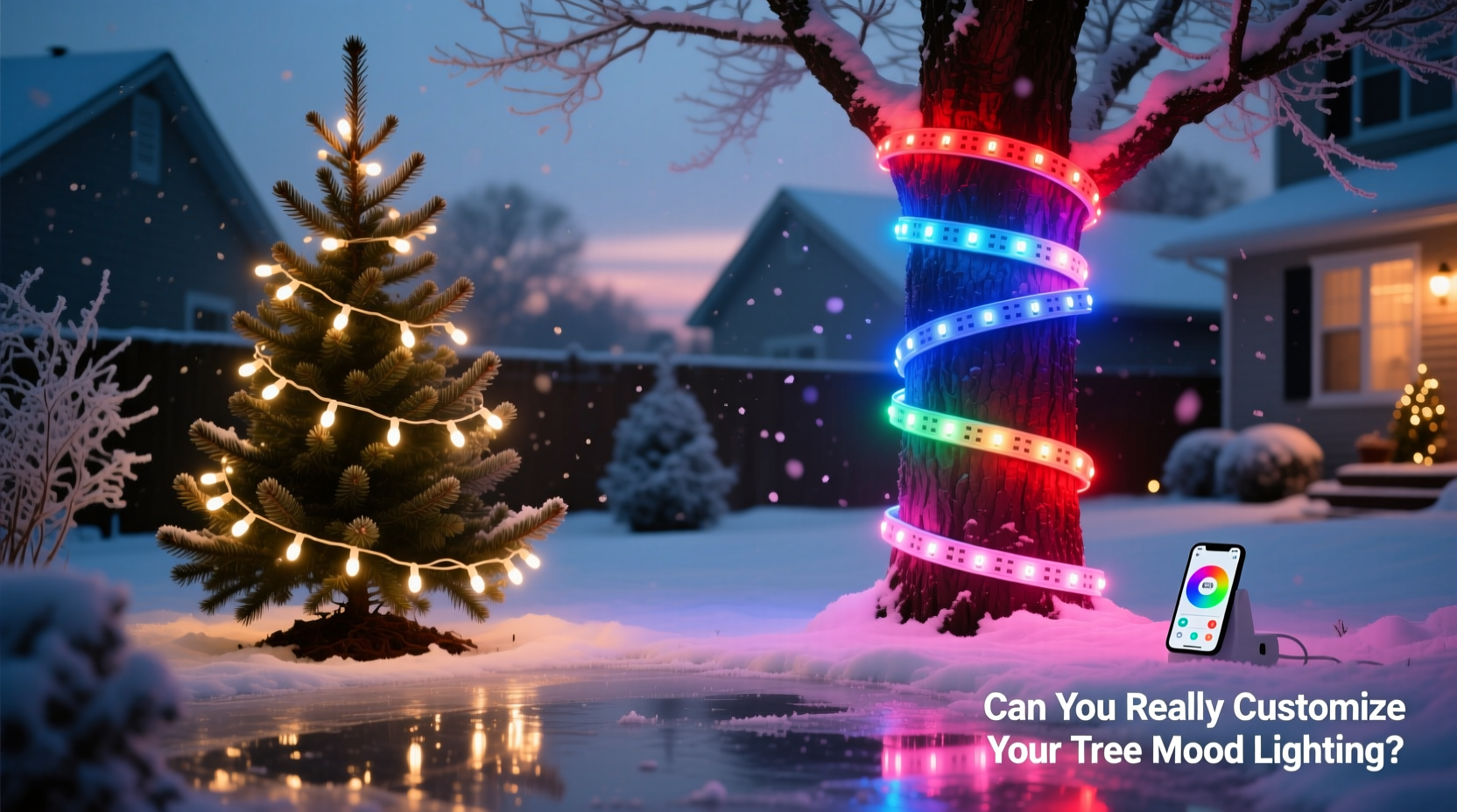rgbw smart strips vs regular string lights can you really customize your tree mood lighting