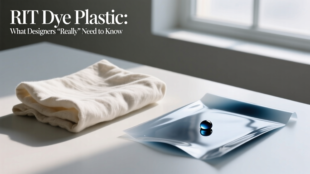 RIT Dye Plastic: What Designers *Really* Need to Know