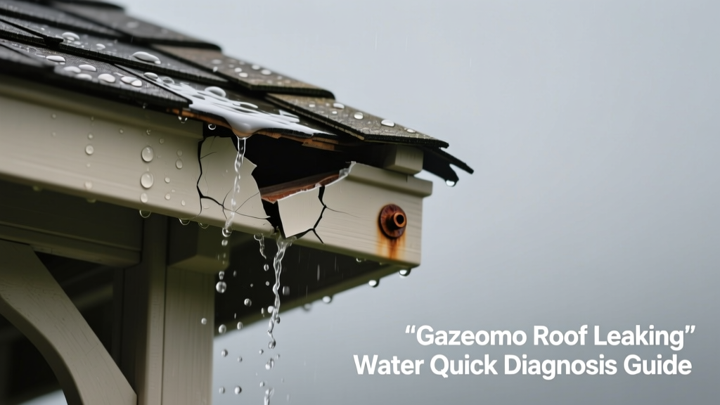 Gazebo Roof Leaking Water: Quick Diagnosis Guide