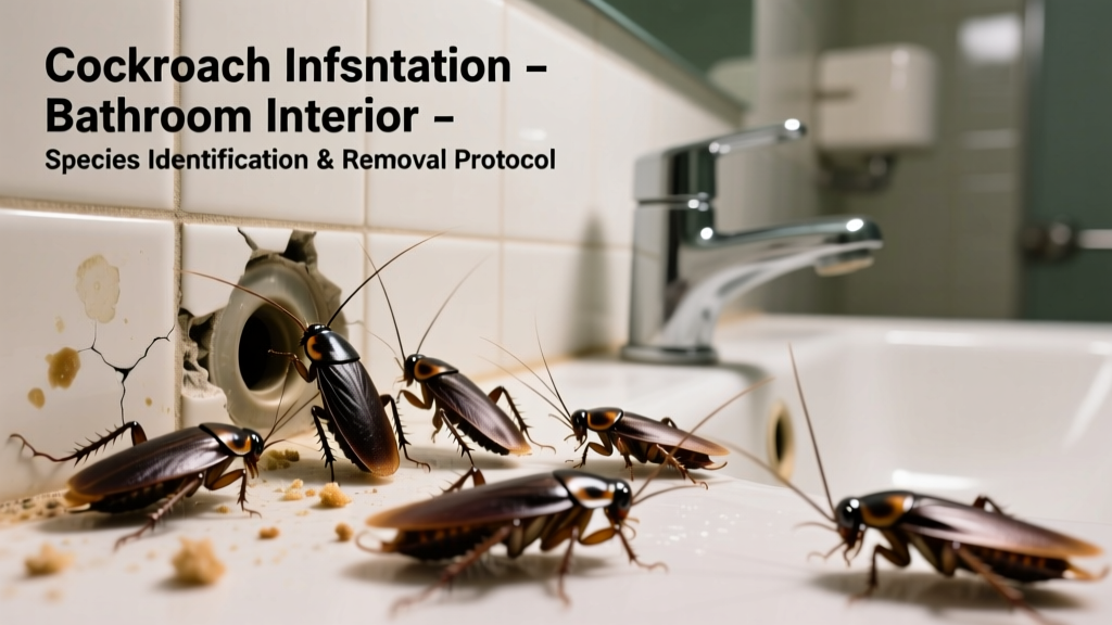 Cockroaches in Bathroom: Identification and Removal