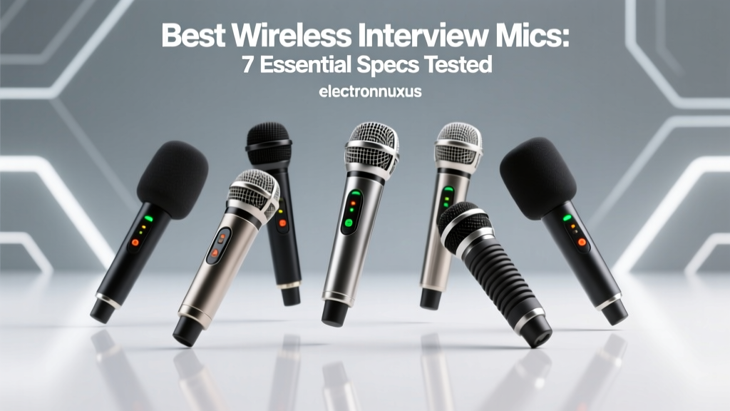 Best Wireless Interview Mics: 7 Essential Specs Tested