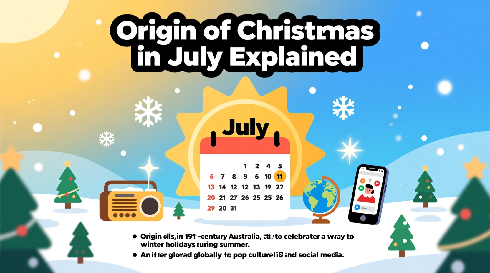 where does christmas in july come from