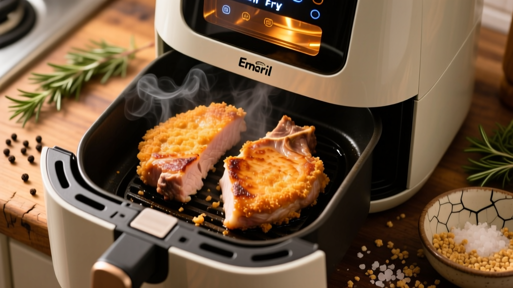 Crispy Breaded Pork Chops in the Emeril Air Fryer