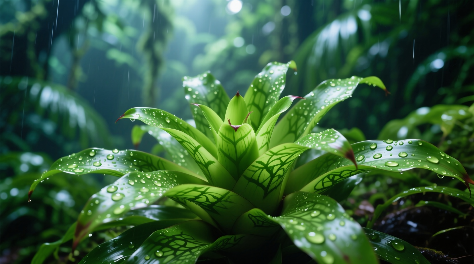 bromeliad green