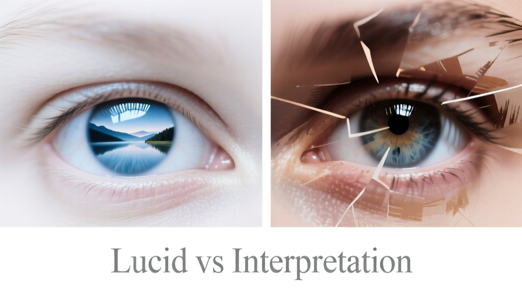 Lucid Dreaming vs. Dream Interpretation: Distinct Neurocognitive Processes with Measurable Differences