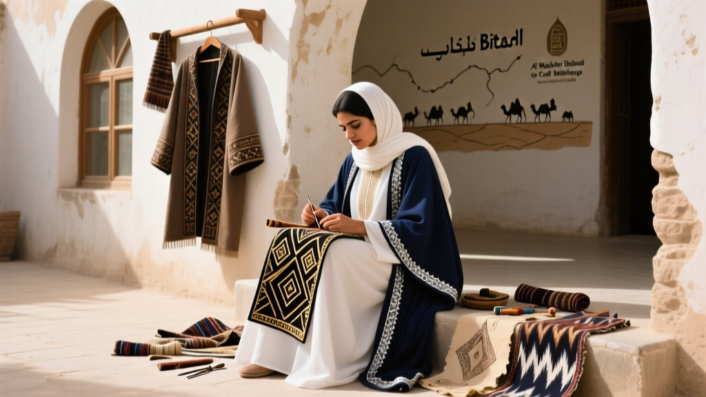Yemeni Bitar Embroidery And Geometric Grid Construction Methods