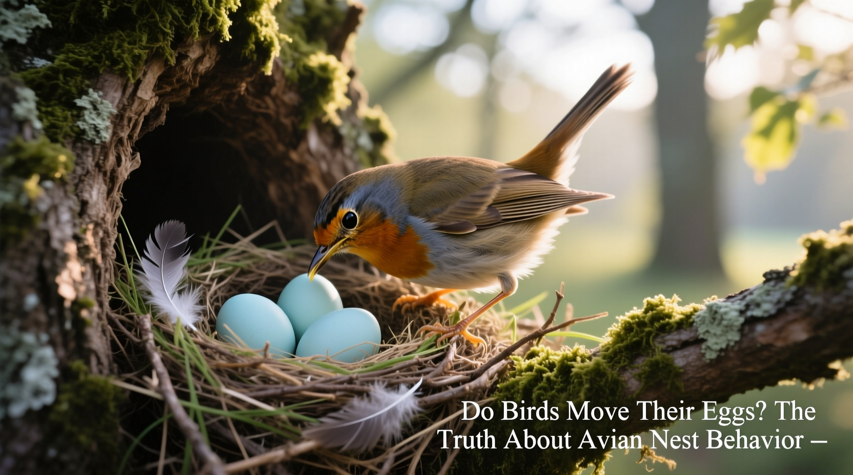 do birds move their eggs