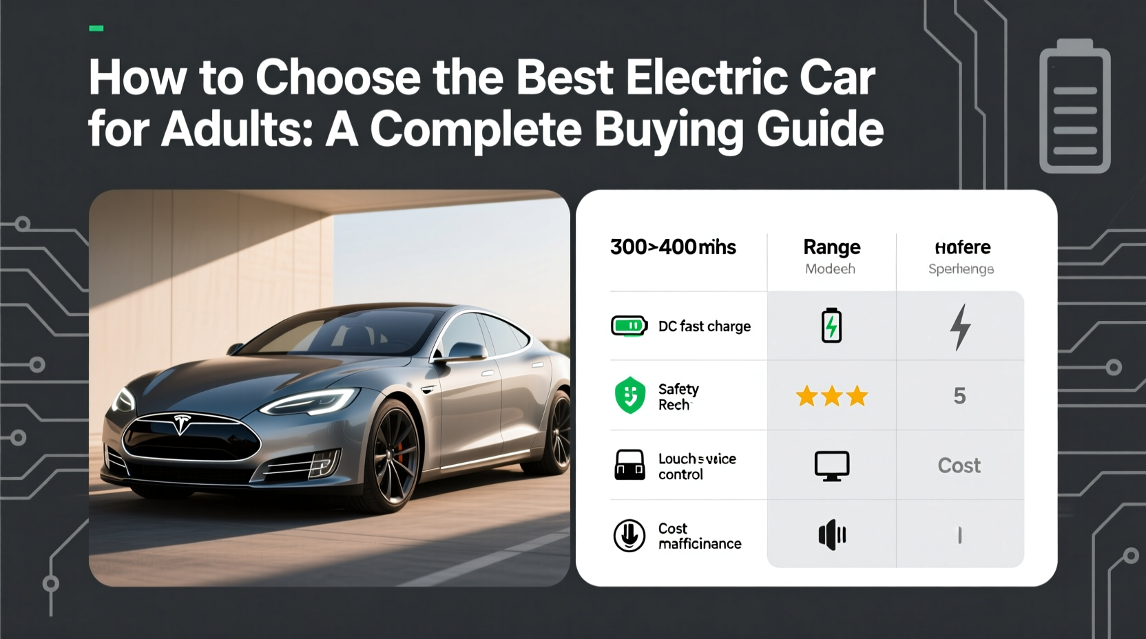 How to Choose the Best Electric Car for Adults: A Complete Buying Guide