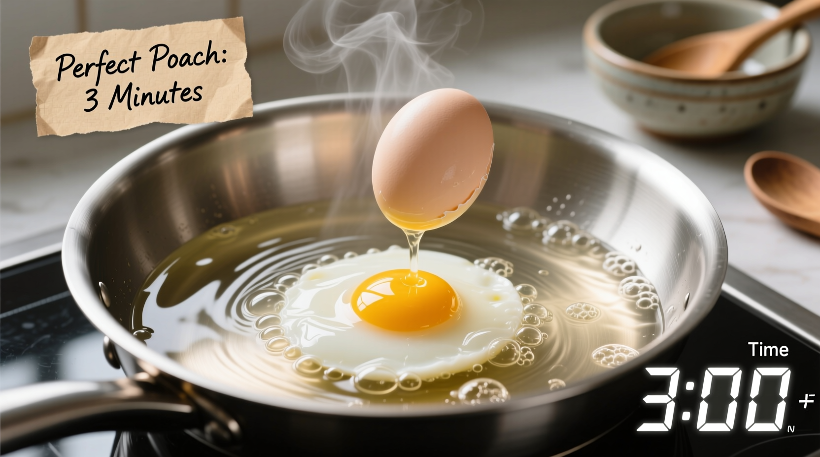 how long cook a poached egg