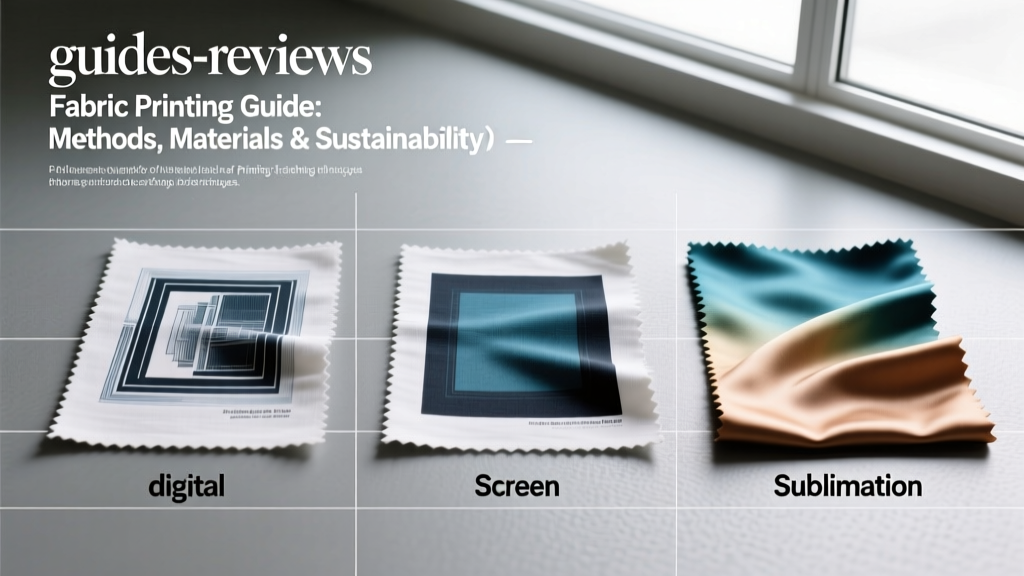 Fabric Printing Guide: Methods, Materials & Sustainability