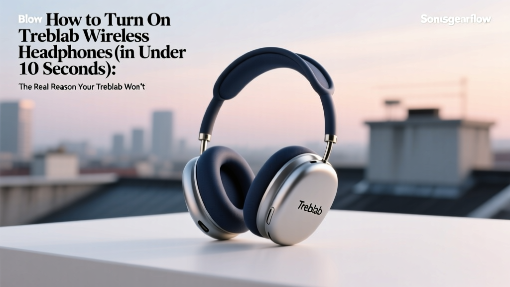 Treblab Wireless Headphones Won’t Turn On? Fix Dark LED