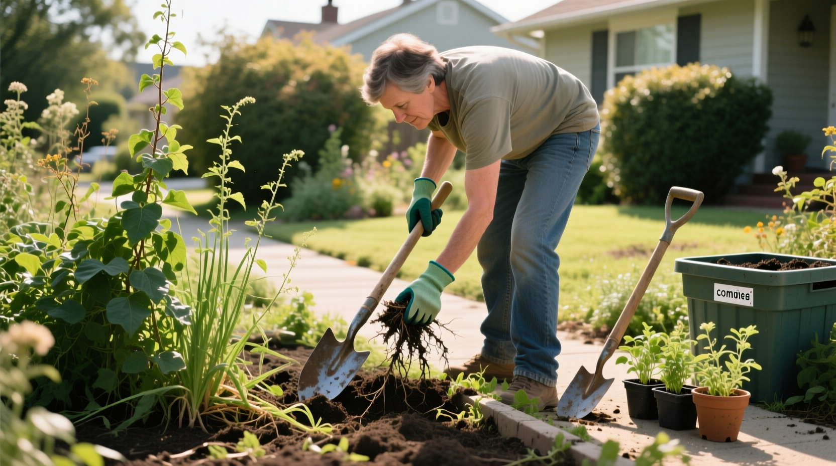 remove invasive plants property
