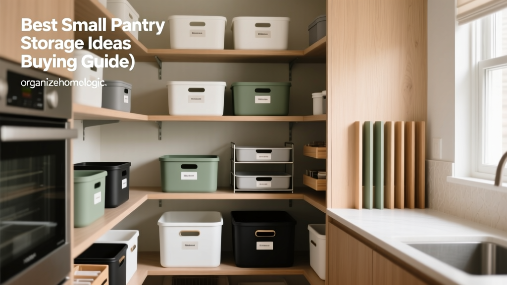 Best Small Pantry Storage Ideas (2024 Buying Guide)