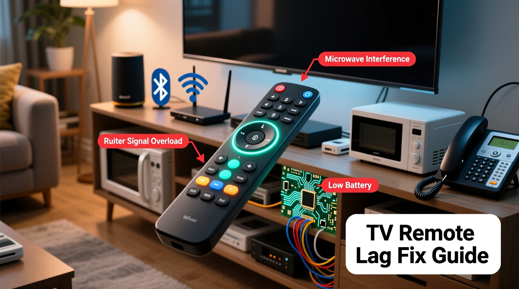 why is my tv remote lagging possible interference sources and fixes