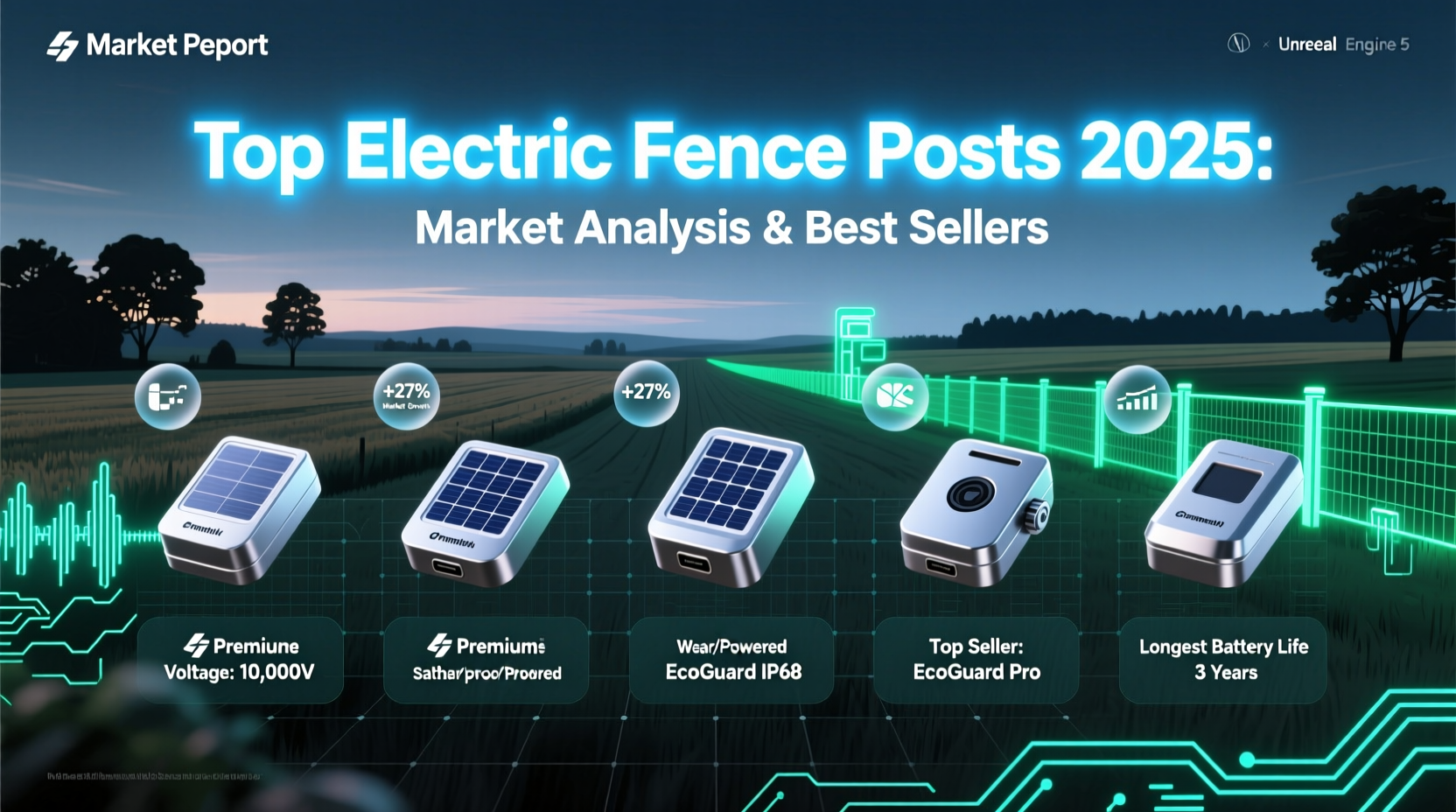 electric fence posts best sellers