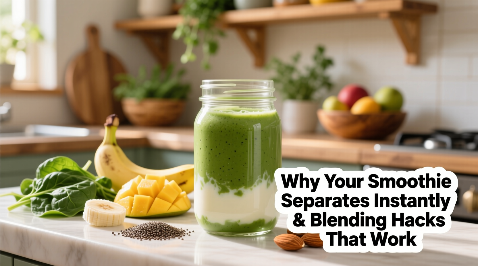 why is my smoothie separating instantly blending hacks that work