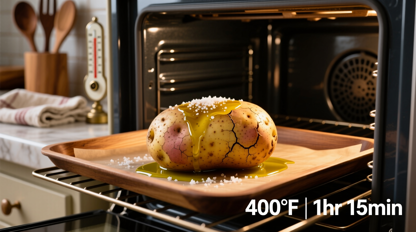 Baking a Potato at 400°F: Perfect Time & Results
