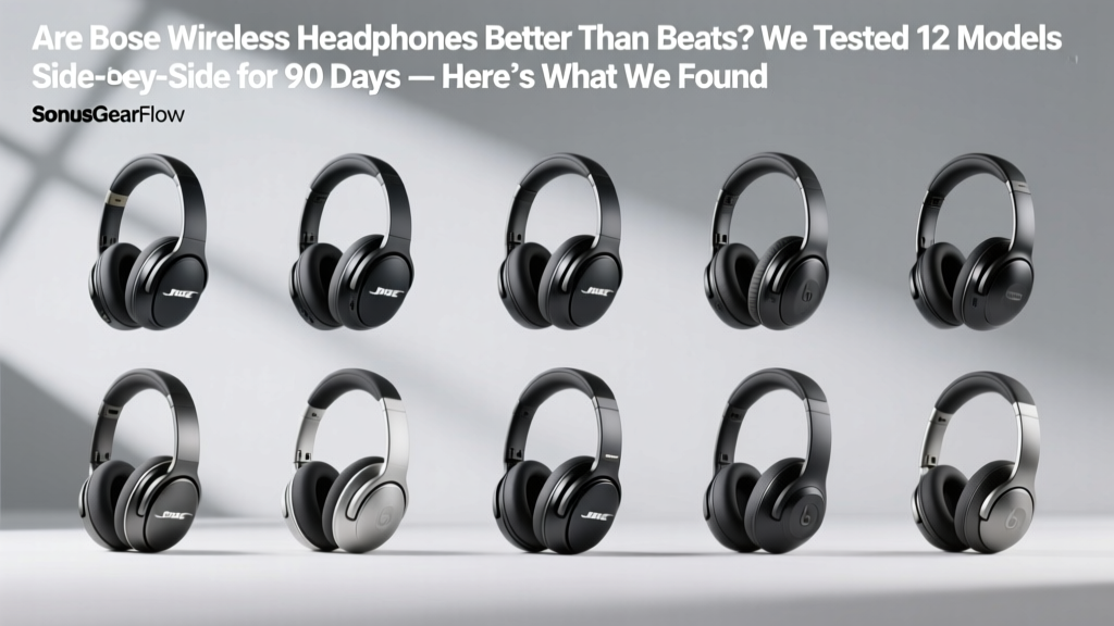 Bose vs Beats Wireless Headphones: Sound, Comfort & ANC