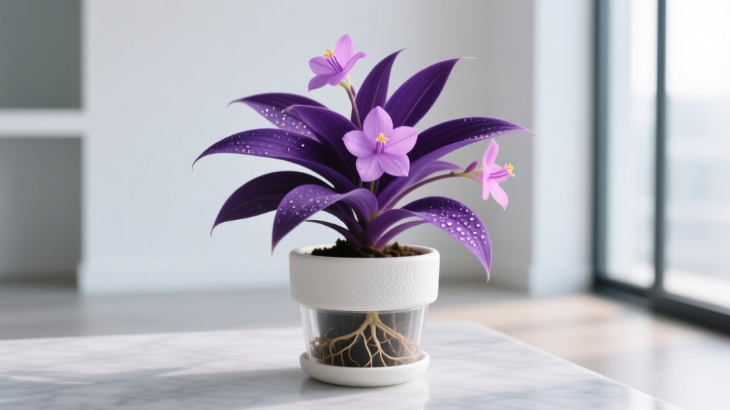 Flowering Purple Inch Plant Propagation Guide