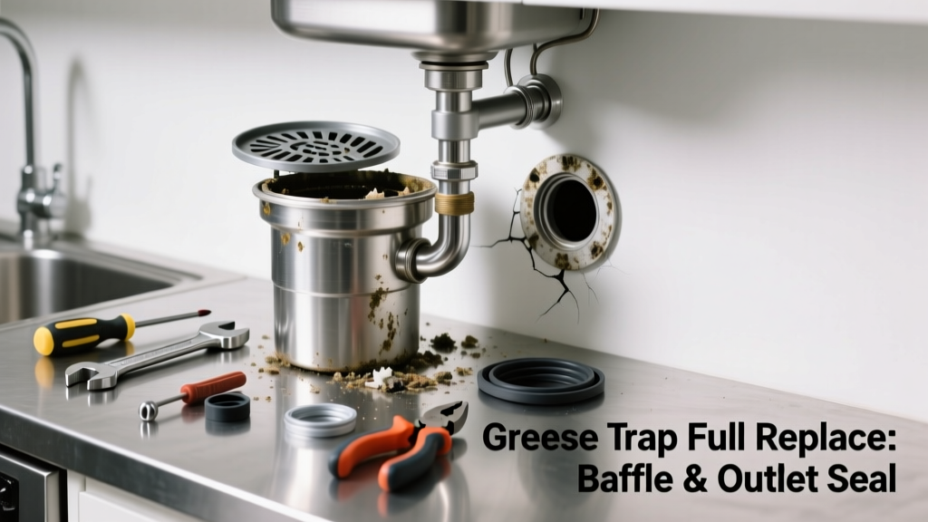 Grease Trap Full? Replace the Baffle or Outlet Seal