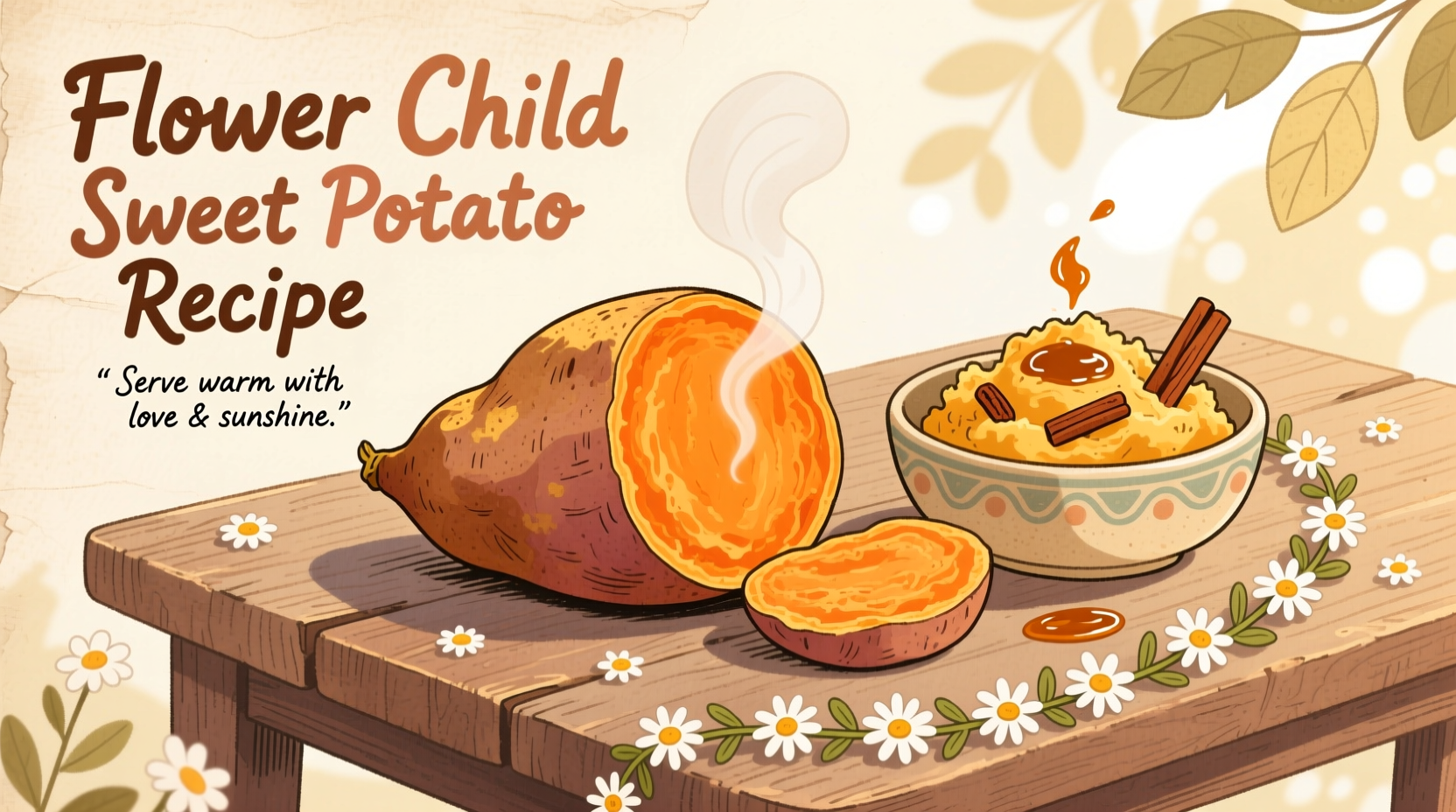 flower child sweet potato recipe