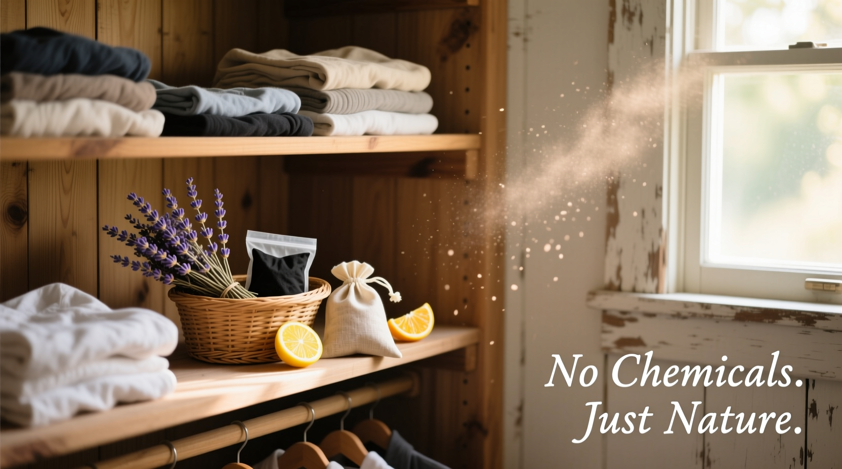 how to get rid of musty smell in closets without using chemicals