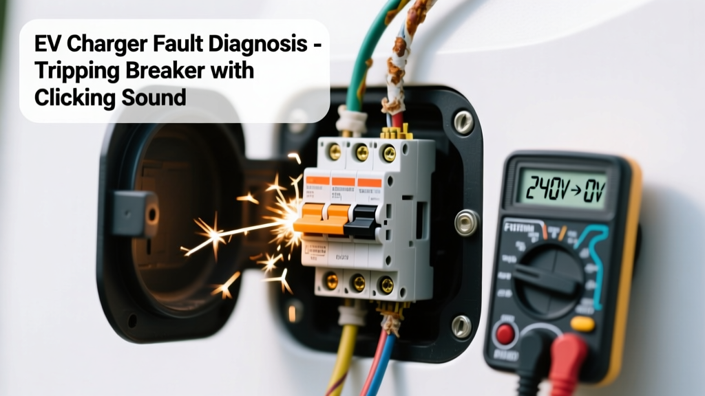 EV Charger Tripping Breaker with Clicking Sound: Quick Diagnosis