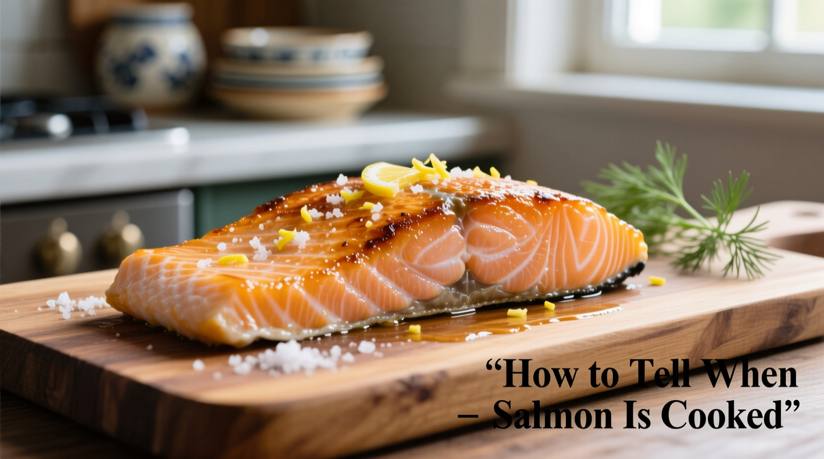 how to tell when salmon is cooked