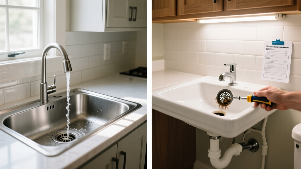 How to Prevent Sink Not Draining in Kitchen & Bathroom
