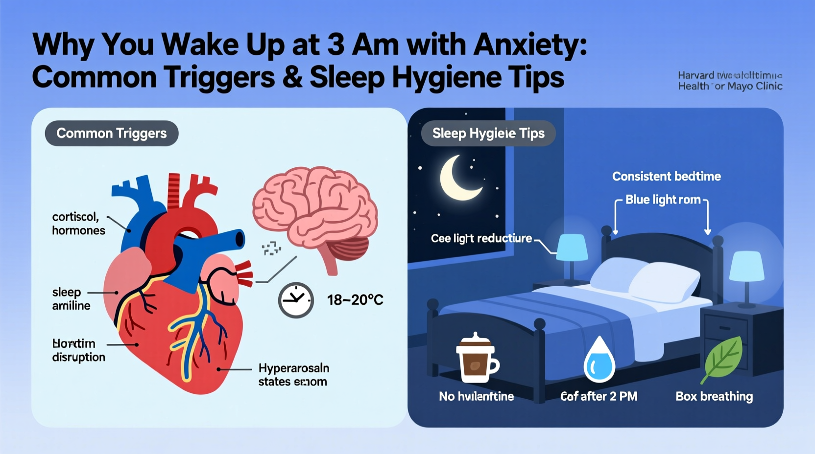 why do i wake up at 3am with anxiety common triggers and sleep hygiene tips