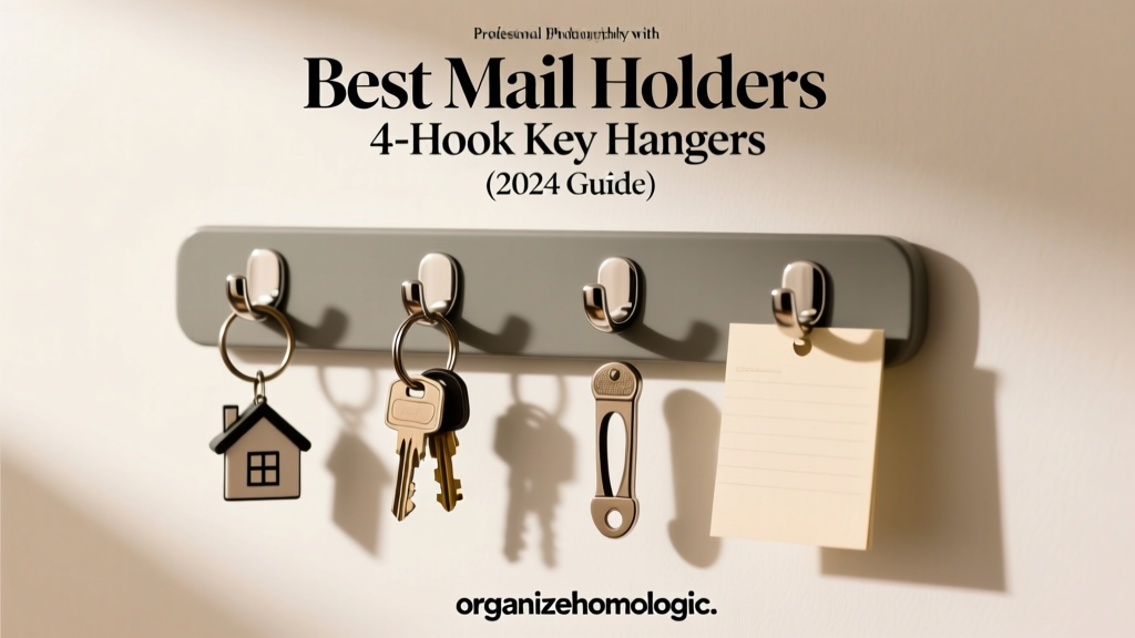 Best Mail Holders with 4-Hook Key Hangers (2024 Guide)