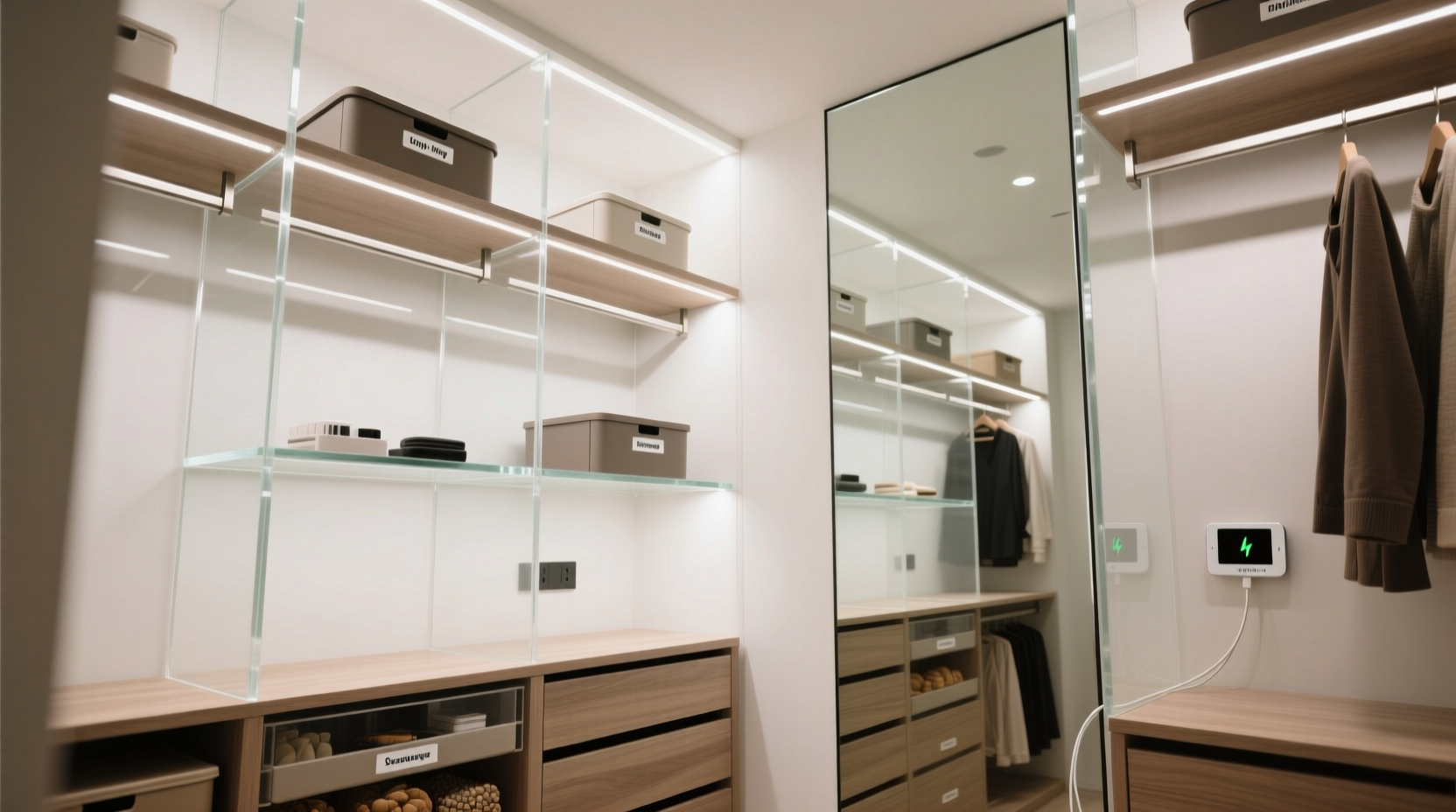 closet organization without outlets