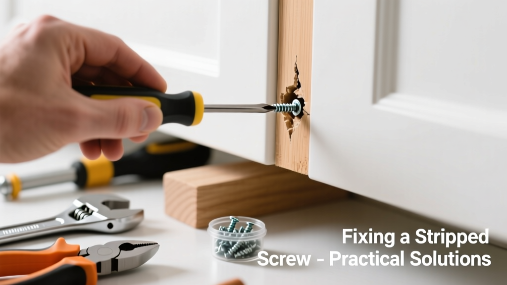 Fixing a Stripped Screw in the Kitchen: Practical Solutions